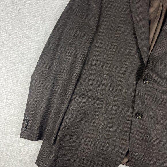 Jack Victor Loro Piana 100% Cashmere Blazer Sport Jacket Plaid 44R Read* - Picture 4 of 16
